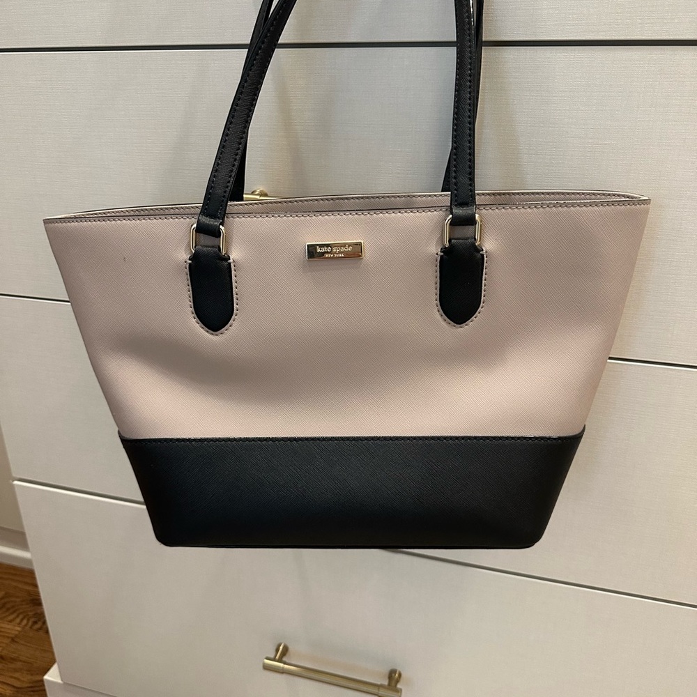 Kate Spade Black and Tan Women's Tote Bag